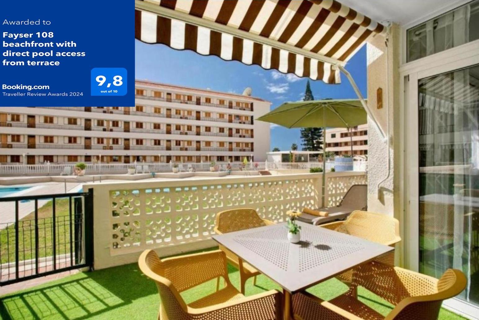 Fayser 108 Beachfront With Direct Pool Access From Terrace Arona  Εξωτερικό φωτογραφία